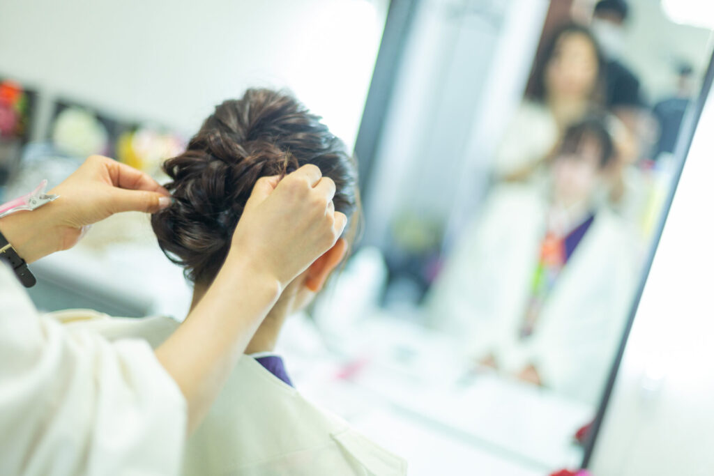 広陵町・香芝市・上牧町の成人式_フォトスタジオワタナベ(渡辺写真館)_振袖レンタル_着付け_当日支度_写真